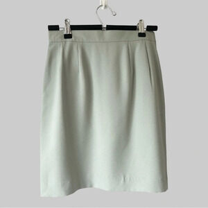 Vintage Classiques For Minikin Petite Sage Green Mini  Skirt Made in Canada